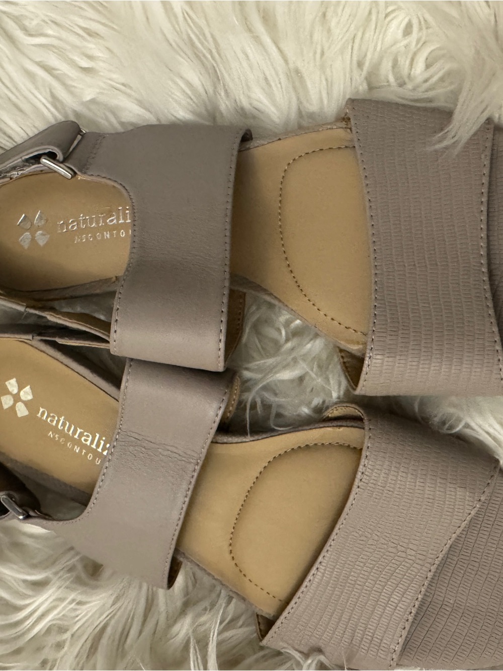 Naturalizer Women's Neutral Slingback Sandals in Taupe